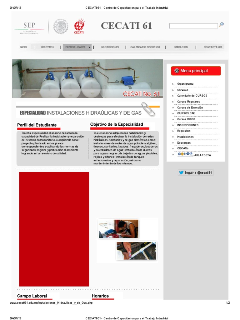 CECATI 61 - Centro de Capacitacion para El Trabajo Industrial | PDF ...