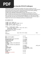 Purging Statistics From The SYSAUX Tablespace