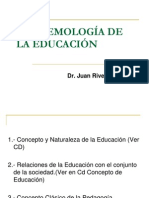 EPISTEMOLOGÍA DE LA EDUCACIÓN