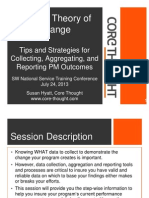 Beyond Theory of Change: Tips and Strategies For Collecting, Aggregating, and Reporting PM Outcomes