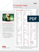 Verizon Fios TV Channel Lineup: Extreme HD, Ultimate HD & Prime HD
