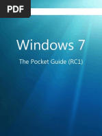 Download Windows 7 RC1 Pocket Guide by Ashutosh Singh SN15558743 doc pdf