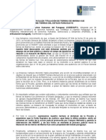 Fiscalía obstaculiza titulación de tierras de Marina Kue como tierras del Estado paraguayo