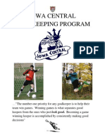 Iowa Central Goalkeeping Program