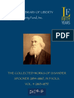 INGLES - SPOONER The Collected Works of Vol. 4 (1863-1873) (2010) PDF