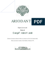 Ariodante Libretto