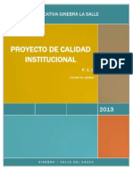 En Construccion - Proyecto de Calidad Institucional - Pci