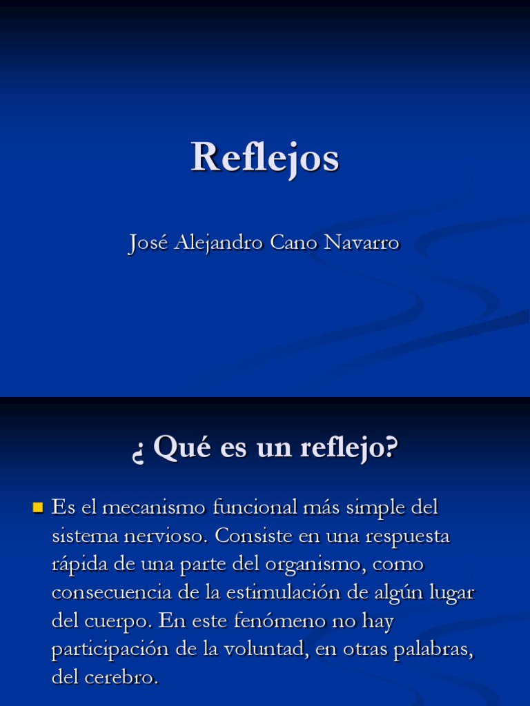 Reflejos 110528231500 Phpapp01 | PDF | Ojo humano | Neuroanatomía