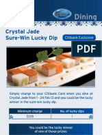Citibank Dining Special Offers