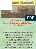 Lesson 11 Revelation Seminars -Sunday Observance and the Book of Revelation