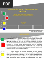 INFOC - APRESENTAÇÃO, HISTÓRICO MISSÃO, OBJETIVOS