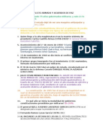 Conflicto Armado y Acuerdos de Paz