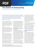 Death-Of-Outsourcing - PDF by by Cliff Justice, KPMG Partner