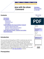 Verifying NTP Status With The Show NTP Associations Command: Prerequisites