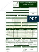 Admission Request Form 2013-2014