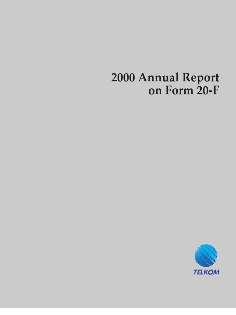 Annual Report Telkom Indonesia 2000 Telecommunications Information And Communications Technology