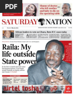 Saturday Nation 25th May 2013
