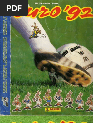 Panini Euro 1992