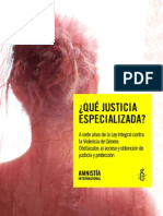 A siete años de la Ley Integral contra la violencia de genero