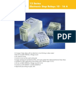 13 Series Electronic Step Relays 10 - 16 A