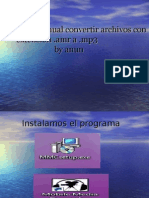 Mini manual convertir archivos con extensión. amr en .mp3