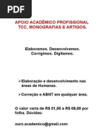 APOIO ACADÊMICO PROFISSIONAL