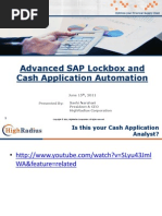 Advanced SAP Lockbox and Cash Application Automation