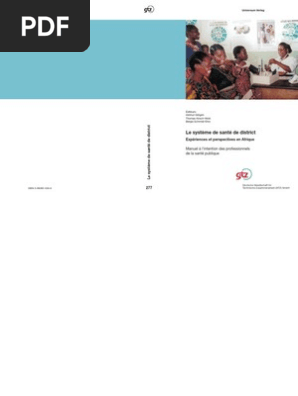 Le Système De Santé De District Expériences Et Perspectives En Afrique  Manuel À L'intention Des Professionnels | Pdf | Afrique | Tanzanie