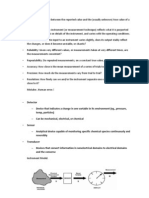 Measuring Instrument Fundamentals