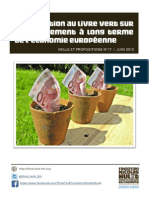 Contribution Au Livre Vert Sur Le Financement À Long Terme de L'économie Européenne