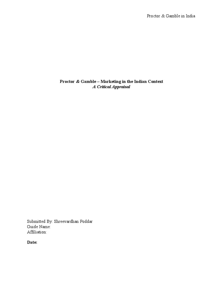 p-g-in-india-pdf-swot-analysis-strategic-management