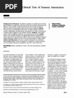 Download A Study of the Clinical Test of Sensory Interaction and Balance by Olivia Xu SN155676149 doc pdf