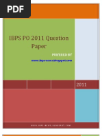 Download IBPS PO 2011 Question Paper by Admin IBPS-NEWS SN155678931 doc pdf