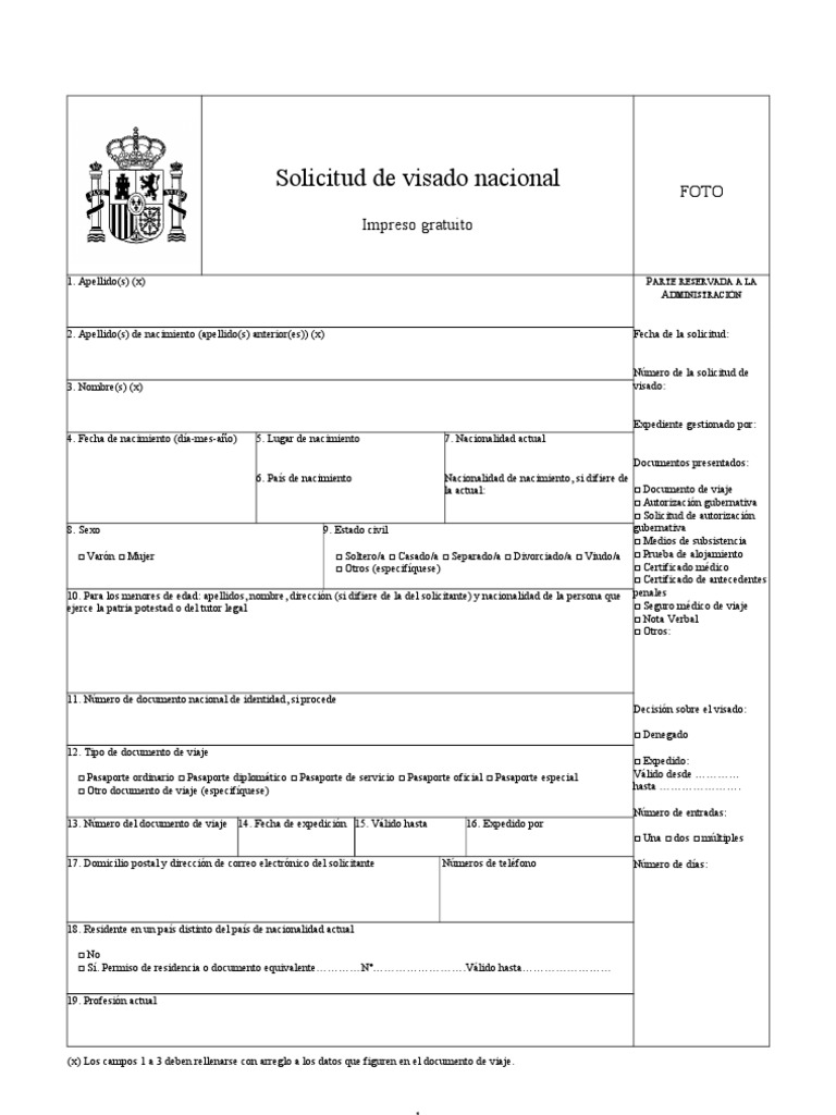 Visa España | PDF | Gobierno