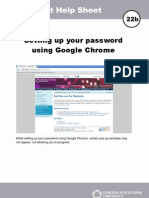 Setting Up Your Password Using Google Chrome