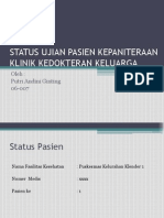 Status Ujian Pasien Kepaniteraan Klinik Kedokteran Keluarga