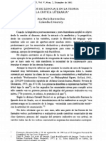 Los Actos Del Lenguaje en La Teoria y Práctica Literaria - Barrenechea