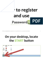 How to register and use Passwordbox