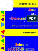 Sugerencias Para Educar Sobre Sexualidad