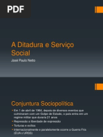 A Ditadura e Serviço Social