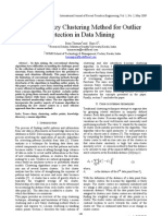 Novel Fuzzy Clustering Method For Outlier