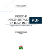 Informe de Reloj Digital