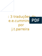 3 Traduções de E.e.cummings Por J.t.parreira