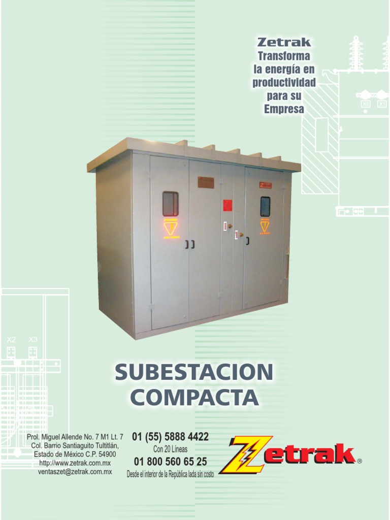 Scompacta | PDF | Subestacion electrica | Fusible (Eléctrico)
