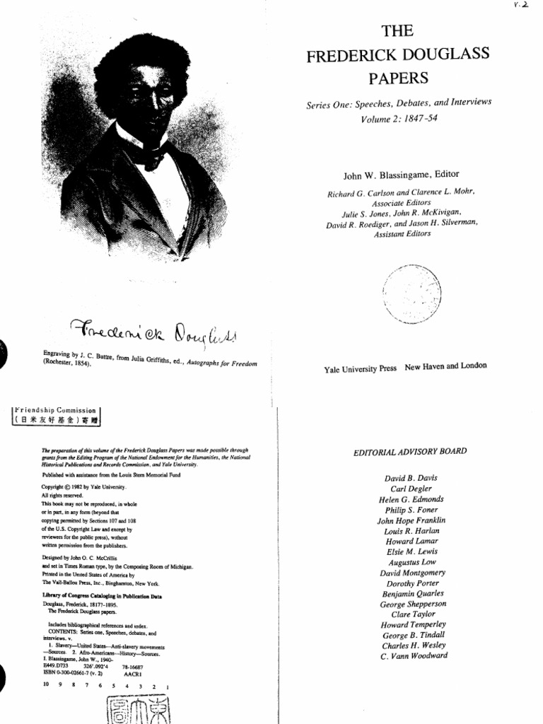 frederick douglass research paper