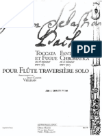 Bach, JS - Toccata Et Fugue - Re M BWV565 Flauta Sola Ed. Leduc PDF