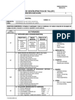 Plan de Sesion (Practica de Taller)Univer