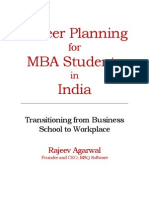 Career Planning For MBA Students Draft July 2 2013