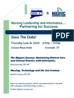 Nursing, Leadership, and Informatics - June Program Flyer