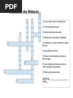 Cruzadinha Moluscos 7 Ano